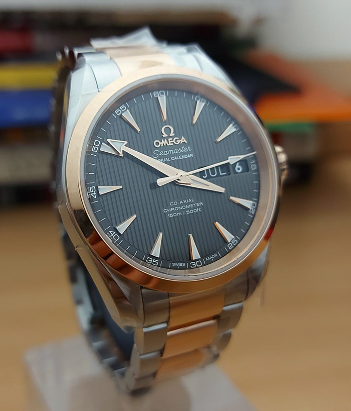 Omega Seamaster RG/SS Aqua Terra 150m Co-axial Chronometer Annual Calendar Ref. 231.20.39.22.06.001